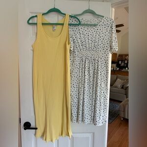 Two Maternity Dresses
